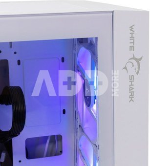 White Shark GCC-2401 Warhead-3 White 4 Fans 12cm RGB