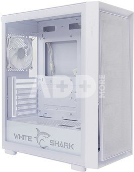 White Shark GCC-2401 Warhead-3 White 4 Fans 12cm RGB