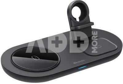 Wireless Charger Mcdodo CH-7061 3 in 1 15W (mobile/TWS/Apple watch) (black)