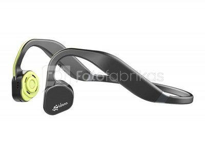 Wireless headphones with bone conduction technology Vidonn F1 - yellow