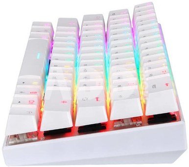 Wireless mechanical keyboard Motospeed SK62 White (blue switch)