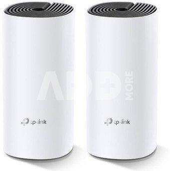 TP-LINK Whole Home Mesh WiFi System Deco M4 (2-Pack) 802.11ac, 300+867 Mbit/s, 10/100/1000 Mbit/s, Ethernet LAN (RJ-45) ports 2, MU-MiMO Yes, Antenna type 2xInternal