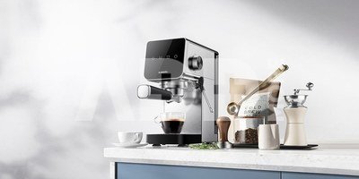 Xiaomi Espresso Machine | Pump pressure 20 bar | Built-in milk frother | Semi-automatic | 1350 W | Silver/Black