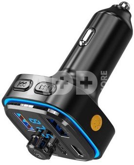 XO FM transmitter + charger BCC08 BT MP3, black