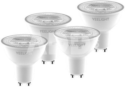 Yeelight LED Smart Bulb GU10 4.5W 350Lm W1 White Dimmable, 4pcs pack