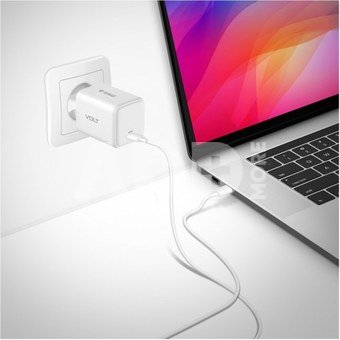 YENKEE USB C 45W 3A Power delivery 3.0 QC3.0 network charger, White