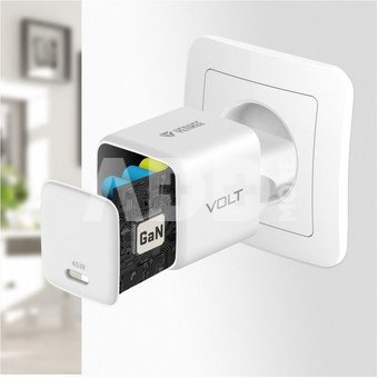 YENKEE USB C 45W 3A Power delivery 3.0 QC3.0 network charger, White