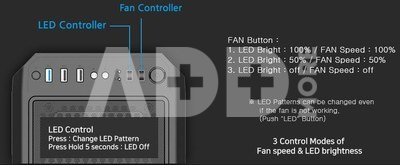 Zalman N5 TF ATX, RGB fan x4, T/G