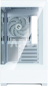 Zalman P30 V2 White micro-ATX Tempered Glass Panoramic View 3 x 120 mm ARGB Fan