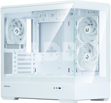 Zalman P30 V2 White micro-ATX Tempered Glass Panoramic View 3 x 120 mm ARGB Fan