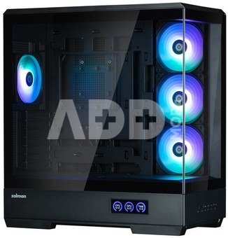 Zalman P50 DS Black, ARGB Fan x4