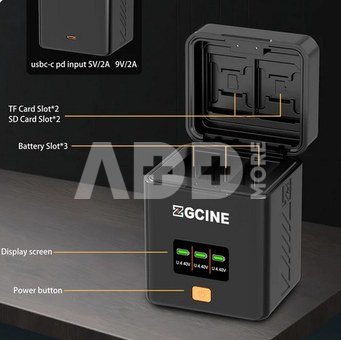 ZGCINE Charging Case for GoPro 13 Battery