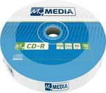 1x10 MyMedia CD-R 80 / 700MB 52x Speed Wrap