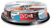 1x10 Philips DVD+R 4,7GB 16x SP