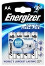 1x4 ENERGIZER Ultimate Lithium Micro AAA LR 03 1,5V