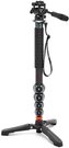 3 Legged Thing Legends Alana Monopod Metallic Slate Grey Kit w/DOCZ2 Foot Stabilizer & AH Trinity Darkness/Matte Black
