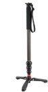 3 Legged Thing Legends Lance Carbon Fibre Monopod Darkness with Docz foot stabiliser Darkness