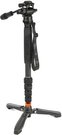 3 Legged Thing Punks Taylor 2.0 Monopod Kit w/DOCZ2 Foot Stabilizer & AH Trinity Darkness/Matte Black