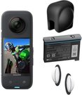 Insta360 X3 + lens cap, battery, sticky lens guards