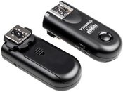 A set of two Yongnuo RF603C II flash triggers with a C3 for Canon cable