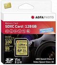 AgfaPhoto SDXC UHS I 128GB Professional High Speed U3 V30