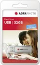 AgfaPhoto USB 2.0 32GB silver USB atminties laikmena