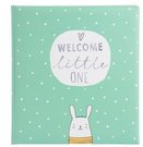 Albumas GOLDBUCH 15 181 Welcome little one mint 30x31/60psl | balti lapai | kampučiai/lipdukai | knyginio rišimo pažeista pakuotė
