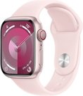 Apple Watch 9 GPS 41 мм Sport Band S/M, розовый (MR933ET/A)