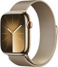 Apple Watch 9 GPS + Cellular 45 мм Stainless Steel Milanese Loop, gold (MRMU3ET/A)