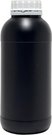 Ars-Imago Black HDPE bottle 1 Litre with screw cap