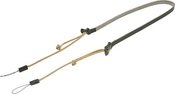 Artisan & Artist I ACAM-P12 I Flynn Camera Paracord Strap w/adjust lengths in Leather (w/Loop) Tan