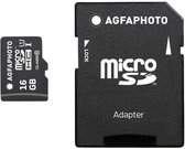 AgfaPhoto Mobile High Speed 16GB MicroSDHC Class 10 + Adapteris