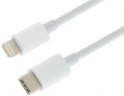 AVACOM DATOVY A NABIJECI USB CABLE TYPE-C - LIGHTNING, 100CM, WHITE