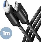 AXAGON Data and charging cable, 1 m | BUMM3-AM10AB | USB Type A to USB Type Micro-B