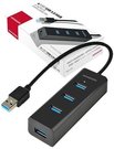 AXAGON Four-port USB 3.0 hub with fast charging and power support | HUE-S2B