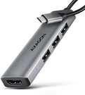 AXAGON HMC-H3A USB hub 4in1 5Gbps HDMI 3xUSB-A USB-