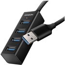 AXAGON Miniature metal four-port USB 3.2 Gen 1 hub | HUE-M1A