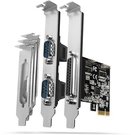 AXAGON PCI-Express card with one parallel and two serial ports 250 kbps | PCEA-PSN