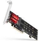 AXAGON PCIe 2x NVMe M.2 Controller | PCEM2-ND
