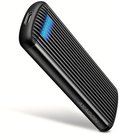 AXAGON USB-C 10Gbps M.2 NVMe SSD Enclosure, Screwless, RIBBED Aluminum | EEM2-SC