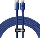 Baseus Crystal Shine cable USB-C to USB-C, 100W, 2m (blue)