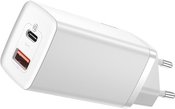 Baseus GaN2 Lite Quick Travel Charger USB+C 65W EU (white)