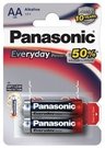 Alkaline batteries Panasonic EVERYDAY LR6-2BP