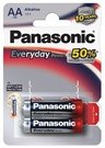 Baterijos Panasonic EVERYDAY LR6-2BP