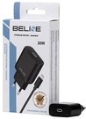 Beline Charger 30W USB-C + lightning, black cable