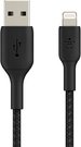 Belkin Lightning Cable 2m, coated, mfi cert, black