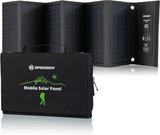 BRESSER mobilus saulės įkroviklis 40 vatų su USB ir nuolatinės srovės išvestimi