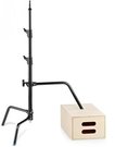 C-Stand 18 with sliding leg in black finish