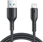 Cable Flash Charge USB to Lightning Joyroom SA26-AL3/ 3A / 1m (black)