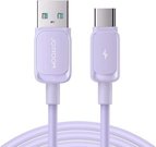Cable S-AC027A14 USB to USB C / 3A/ 1,2m (purple)